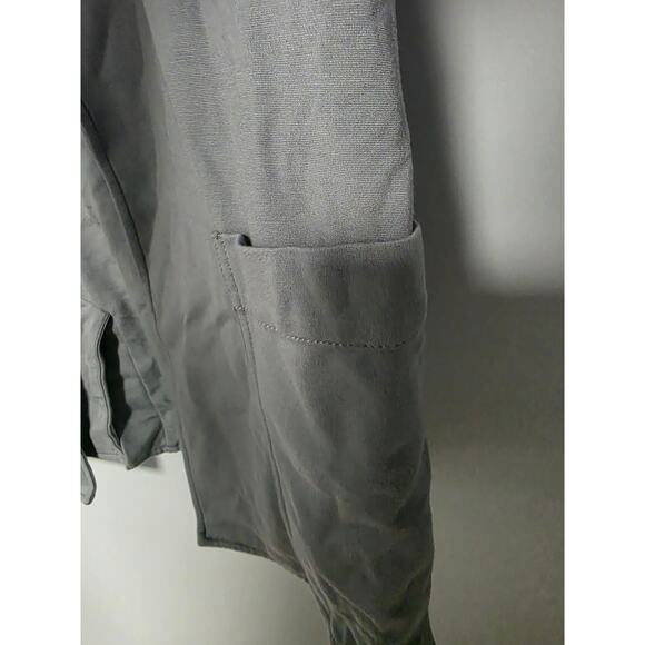 Athleta BlazerStyle Cardigan Women's Size 4  Blue/Grey Soft GorpCore OfficeChic - Picture 3 of 9